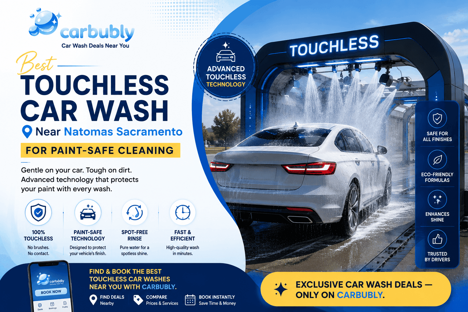 Best Touchless Car Wash Near Natomas Sacramento for Paint