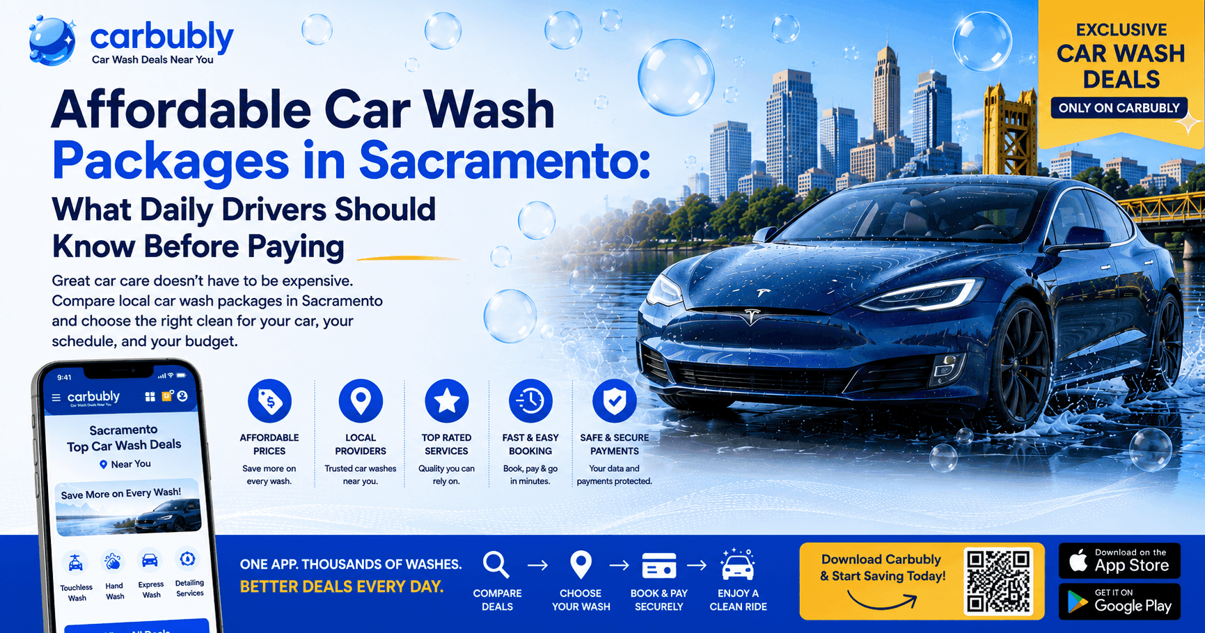 Affordable Car Wash Packages Sacramento