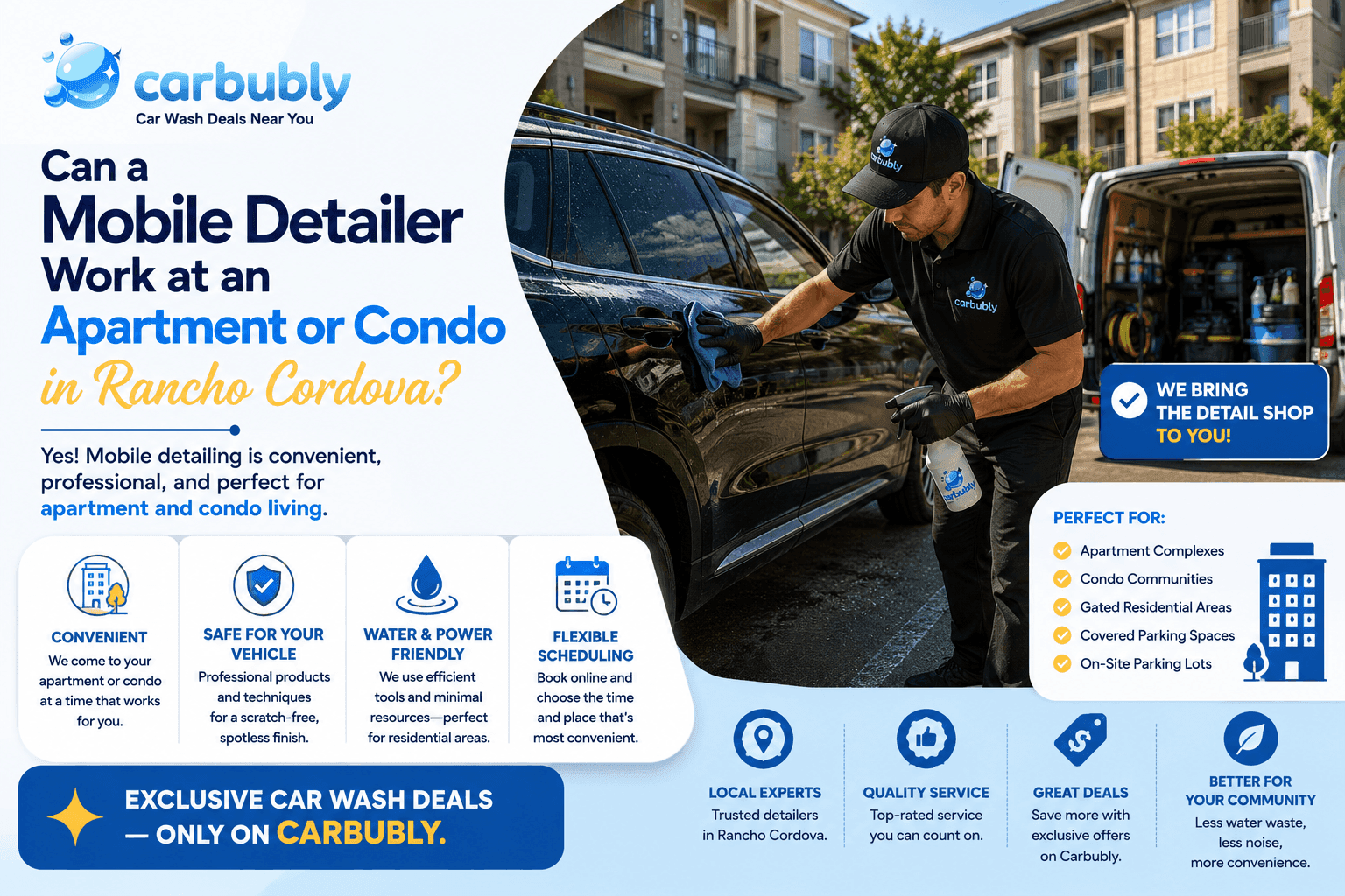 Mobile Detailing for Rancho Cordova Apartments