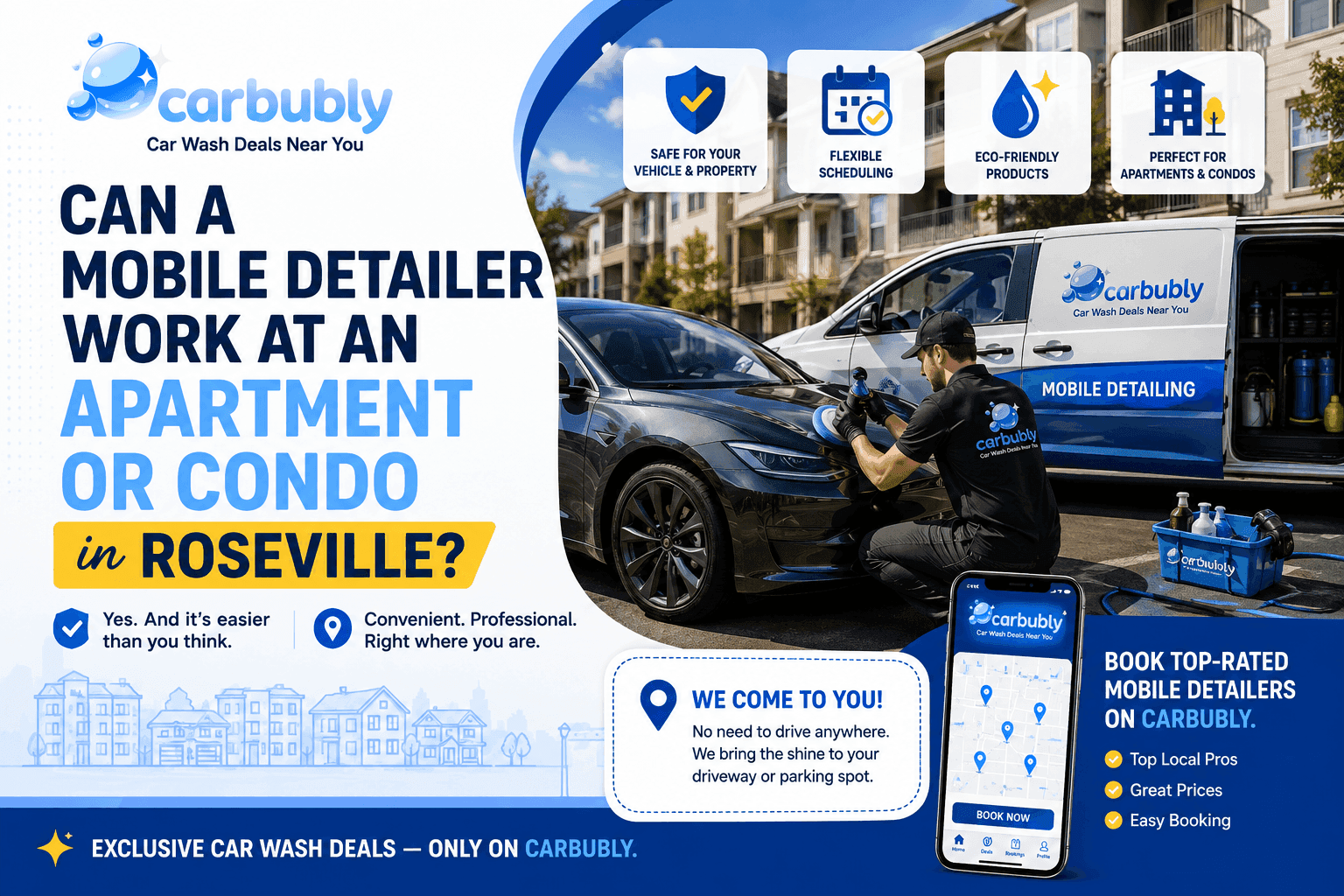 Mobile Detailer at Roseville Apartments & Condos