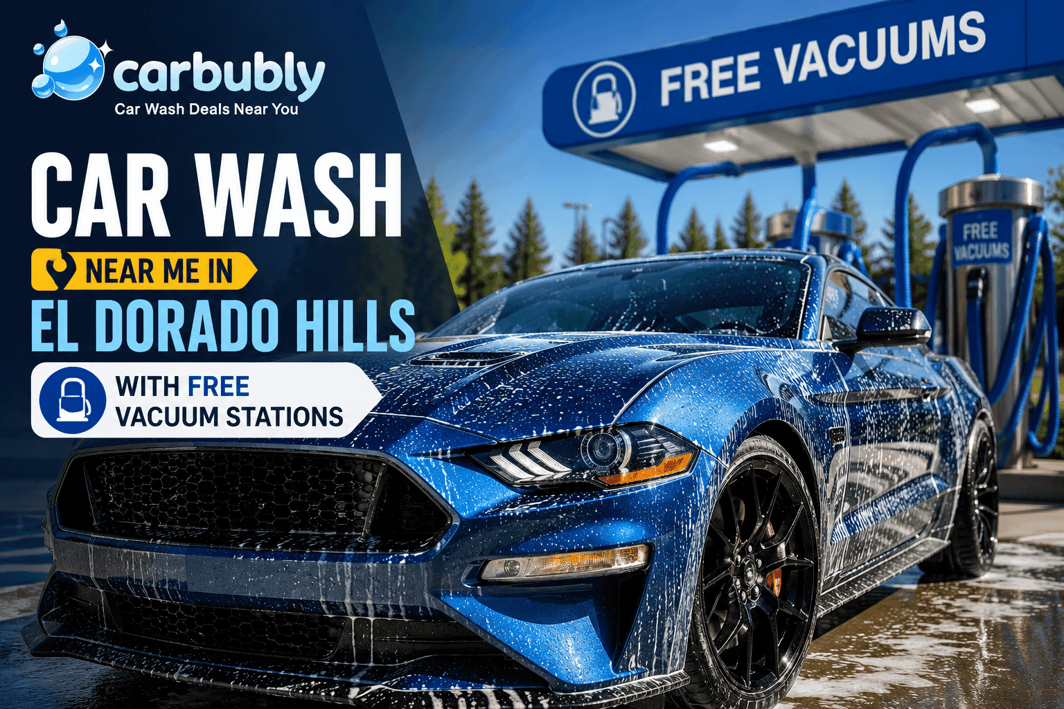 Car Wash Near Me in El Dorado Hills With Vacuums