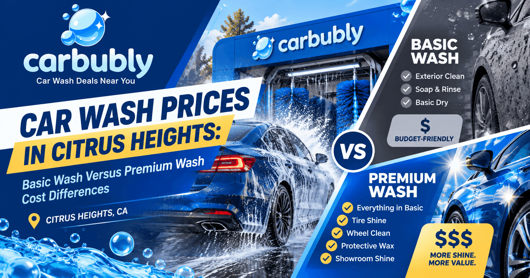 Car Wash Cost Citrus Heights: Basic vs Premium