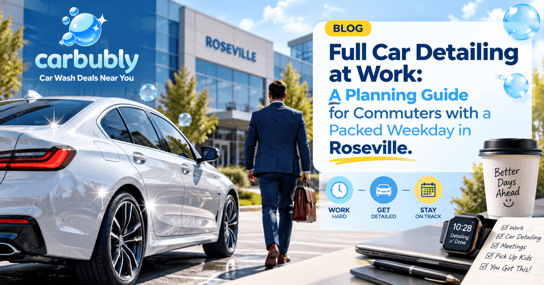 Full Car Detailing at Work in Roseville Guide