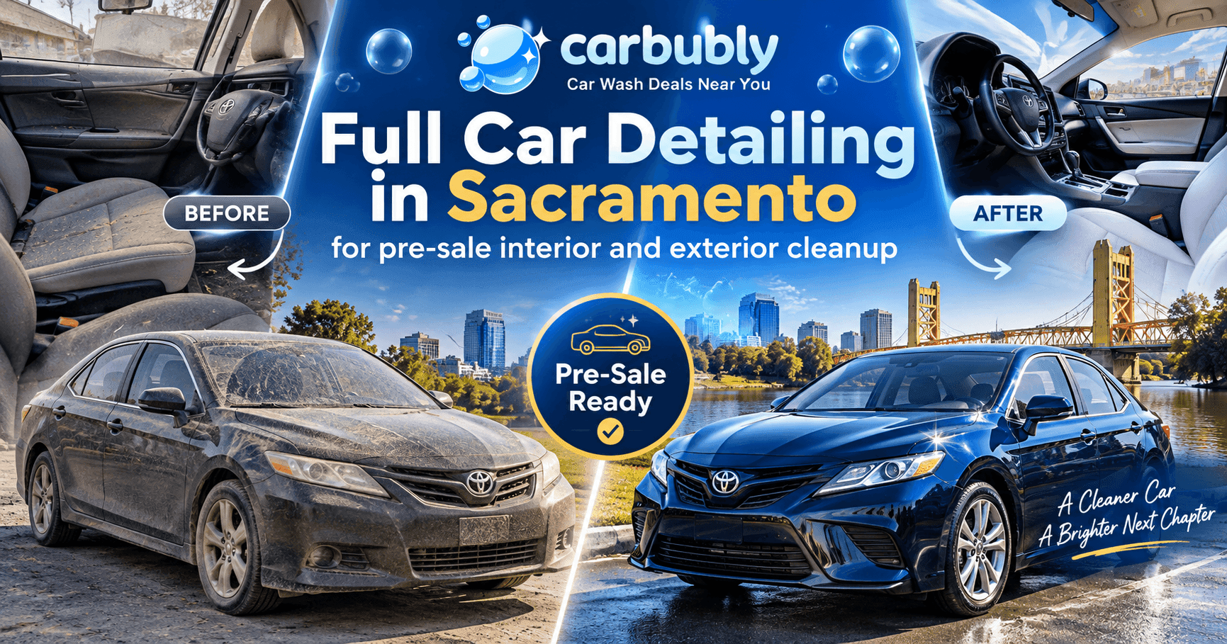 Full Car Detailing Sacramento Before Selling