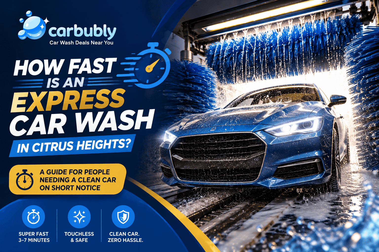 How Fast Is an Express Car Wash in Citrus Heights?