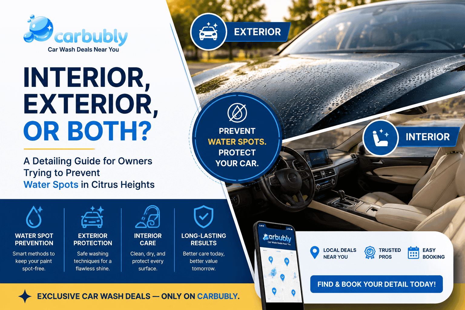 Water Spot Detailing Guide in Citrus Heights