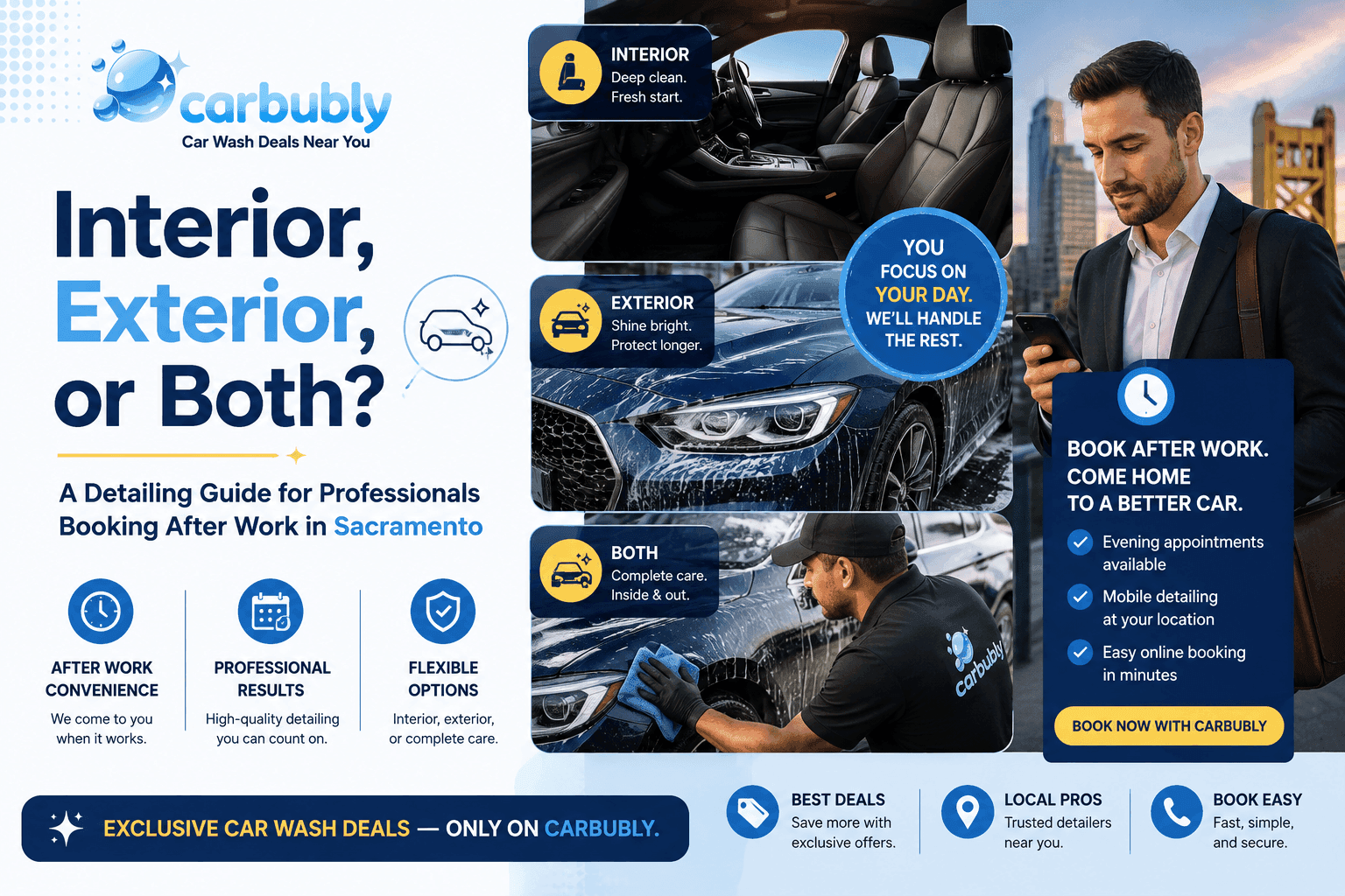 Detailing Guide for Booking After Work in Sacramento