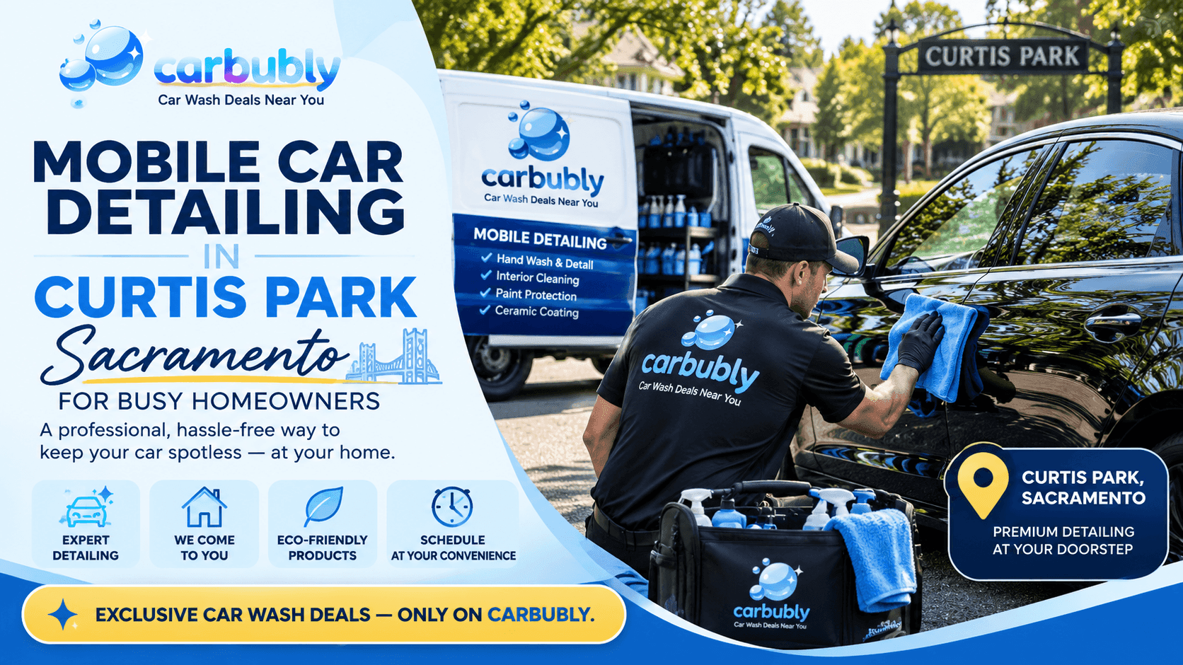 Mobile Car Detailing in Curtis Park Sacramento