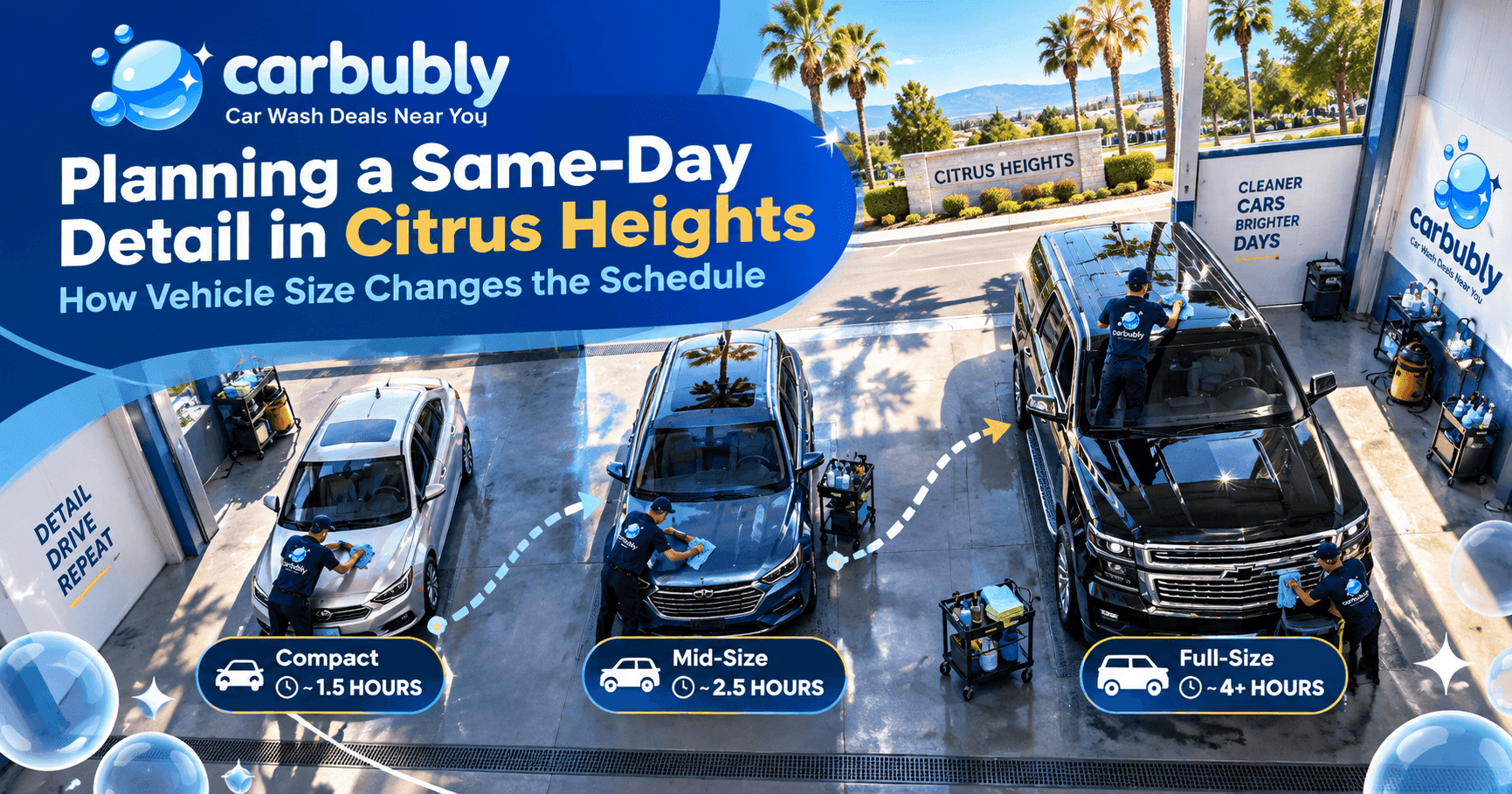 Planning a Same-Day Detail in Citrus Heights